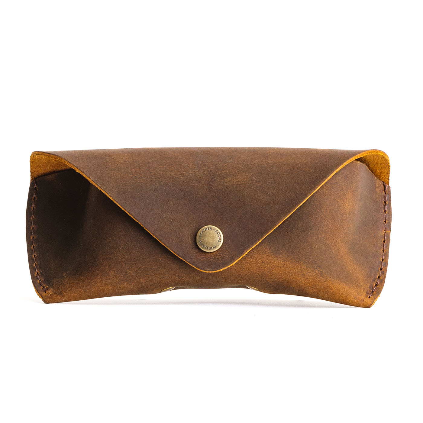 Leather Sunglasses Case with Snap Closure | Slim & Protective