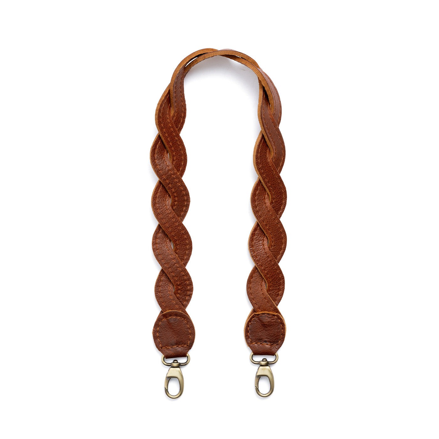 Braided Leather Shoulder Strap for Crossbody Bags | Durable & Adjustable