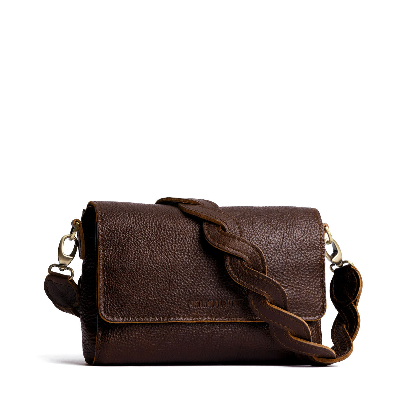 Braided Leather Shoulder Strap for Crossbody Bags | Durable & Adjustable