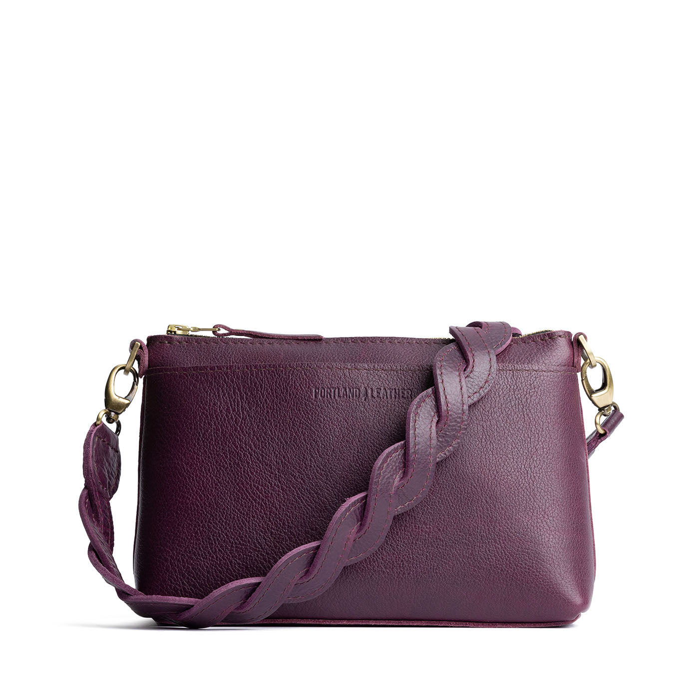 Braided Leather Shoulder Strap for Crossbody Bags | Durable & Adjustable