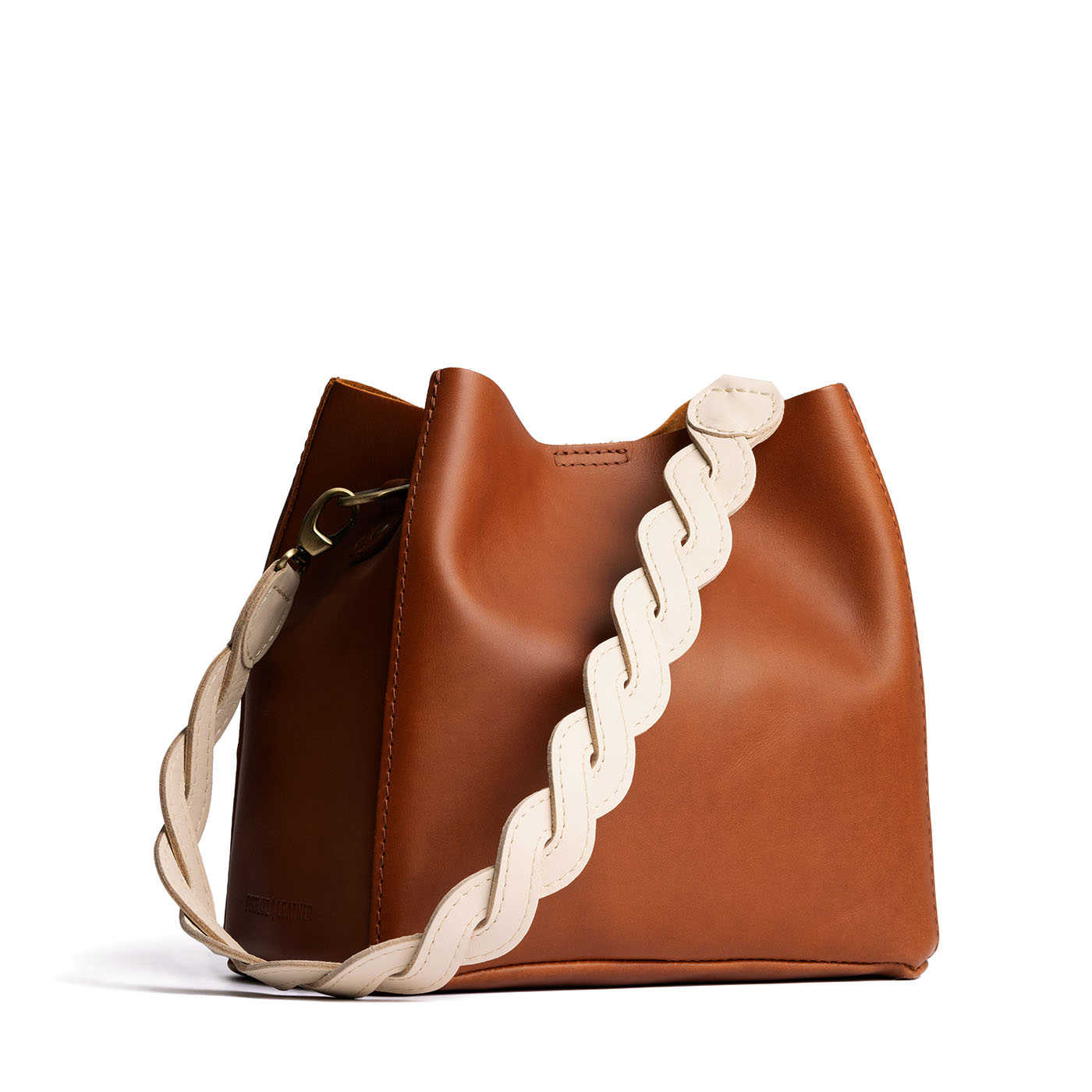 Braided Leather Shoulder Strap for Crossbody Bags | Durable & Adjustable