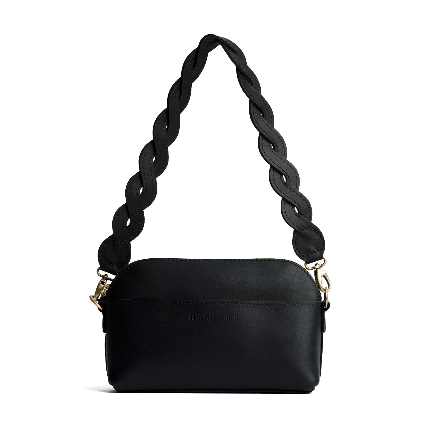 Braided Leather Shoulder Strap for Crossbody Bags | Durable & Adjustable
