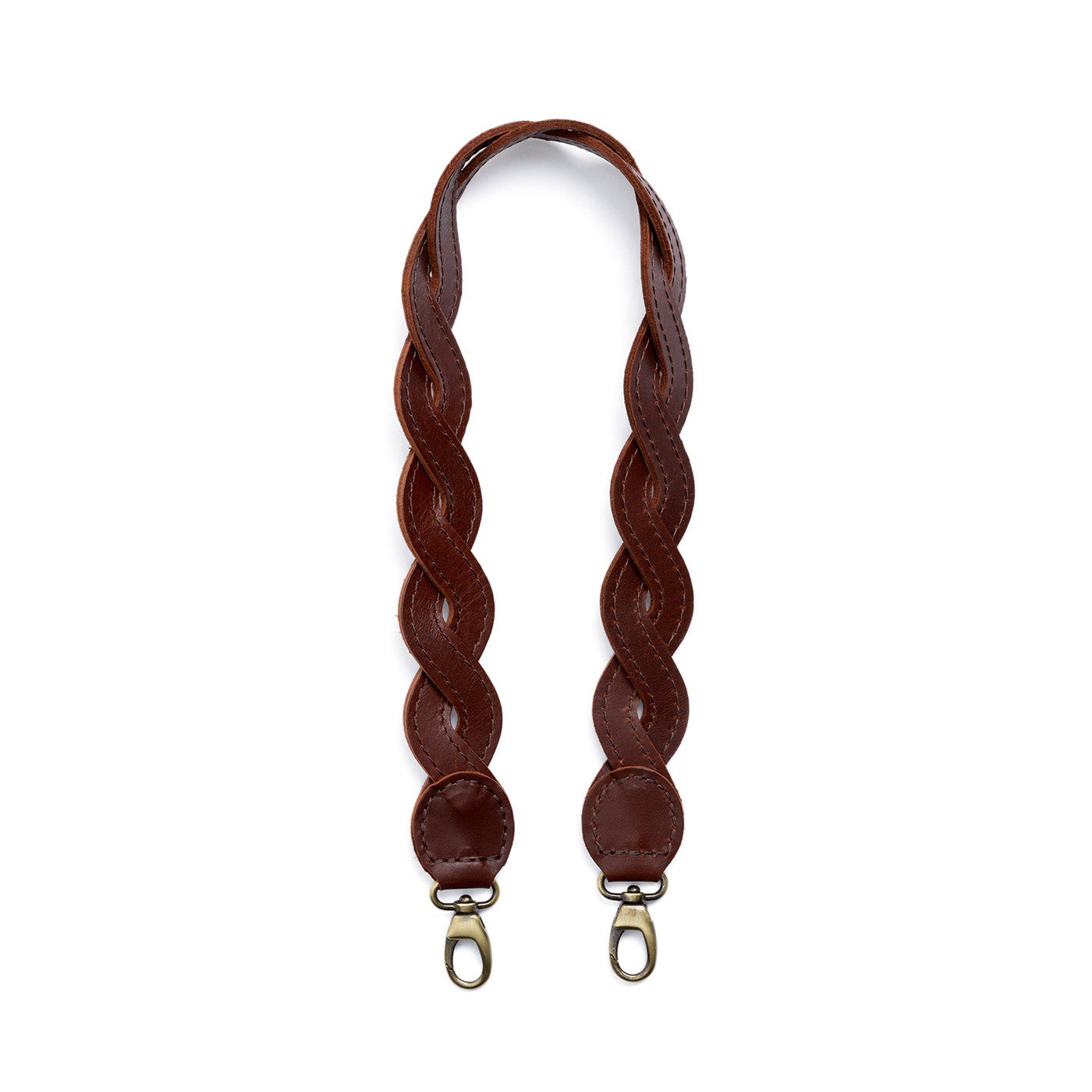 Braided Leather Shoulder Strap for Crossbody Bags | Durable & Adjustable