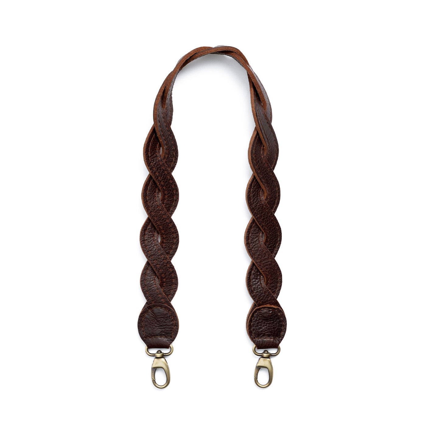 Braided Leather Shoulder Strap for Crossbody Bags | Durable & Adjustable