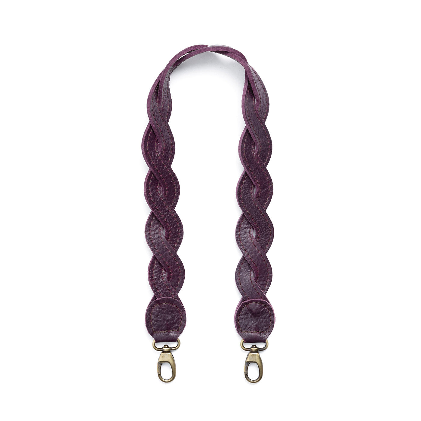Braided Leather Shoulder Strap for Crossbody Bags | Durable & Adjustable