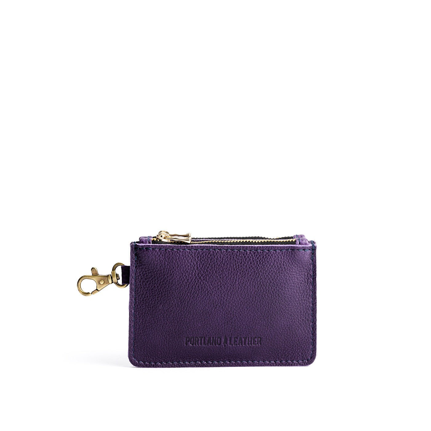 Compact Dual Zipper Wallet with Swivel Clasp | Zip-Zap Duo