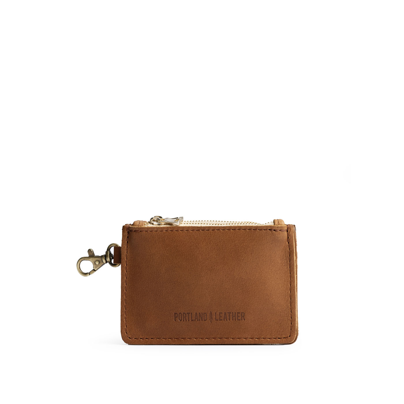 Compact Dual Zipper Wallet with Swivel Clasp | Zip-Zap Duo