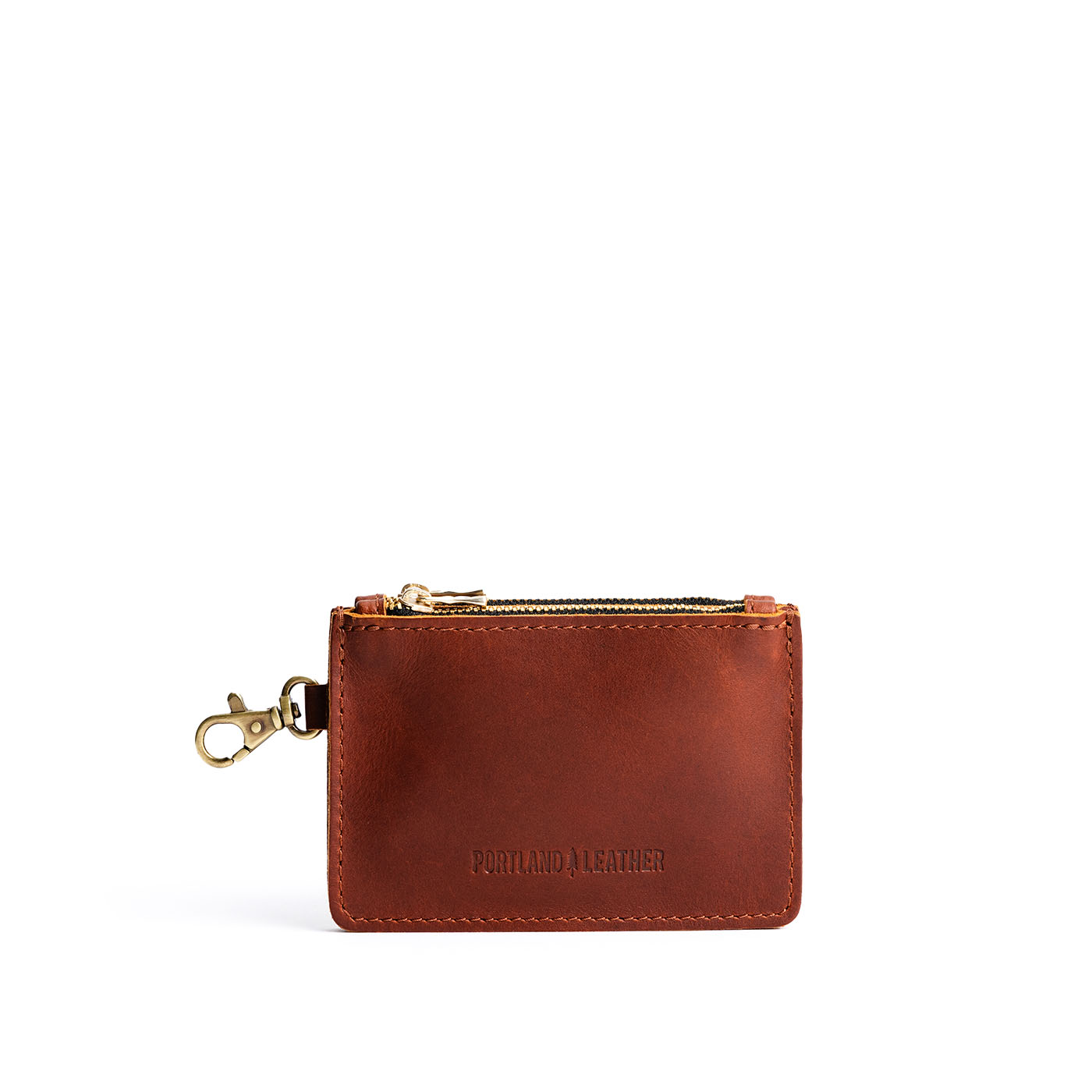 Compact Dual Zipper Wallet with Swivel Clasp | Zip-Zap Duo
