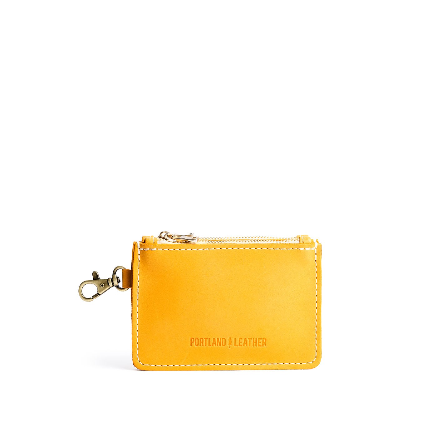 Compact Dual Zipper Wallet with Swivel Clasp | Zip-Zap Duo