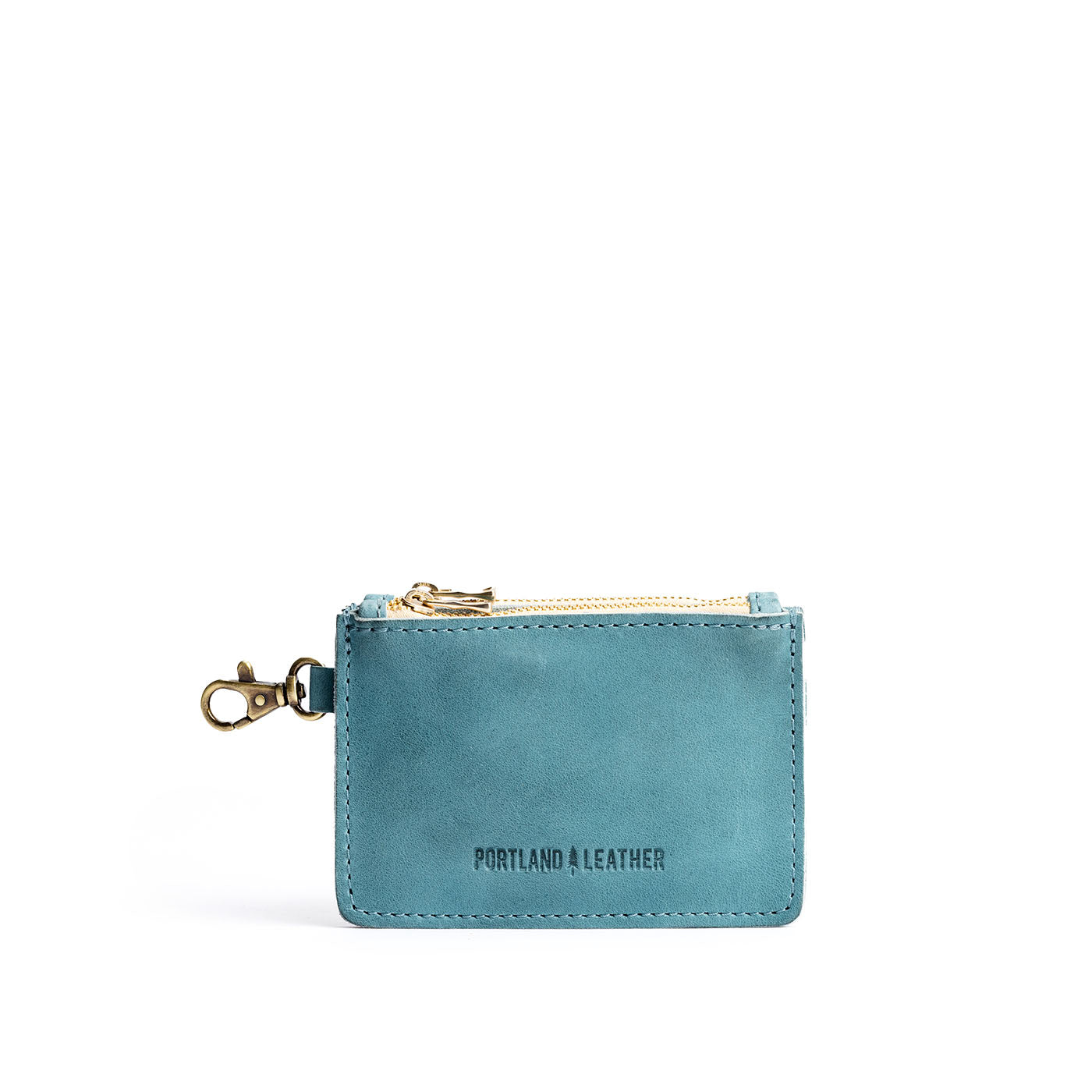 Compact Dual Zipper Wallet with Swivel Clasp | Zip-Zap Duo
