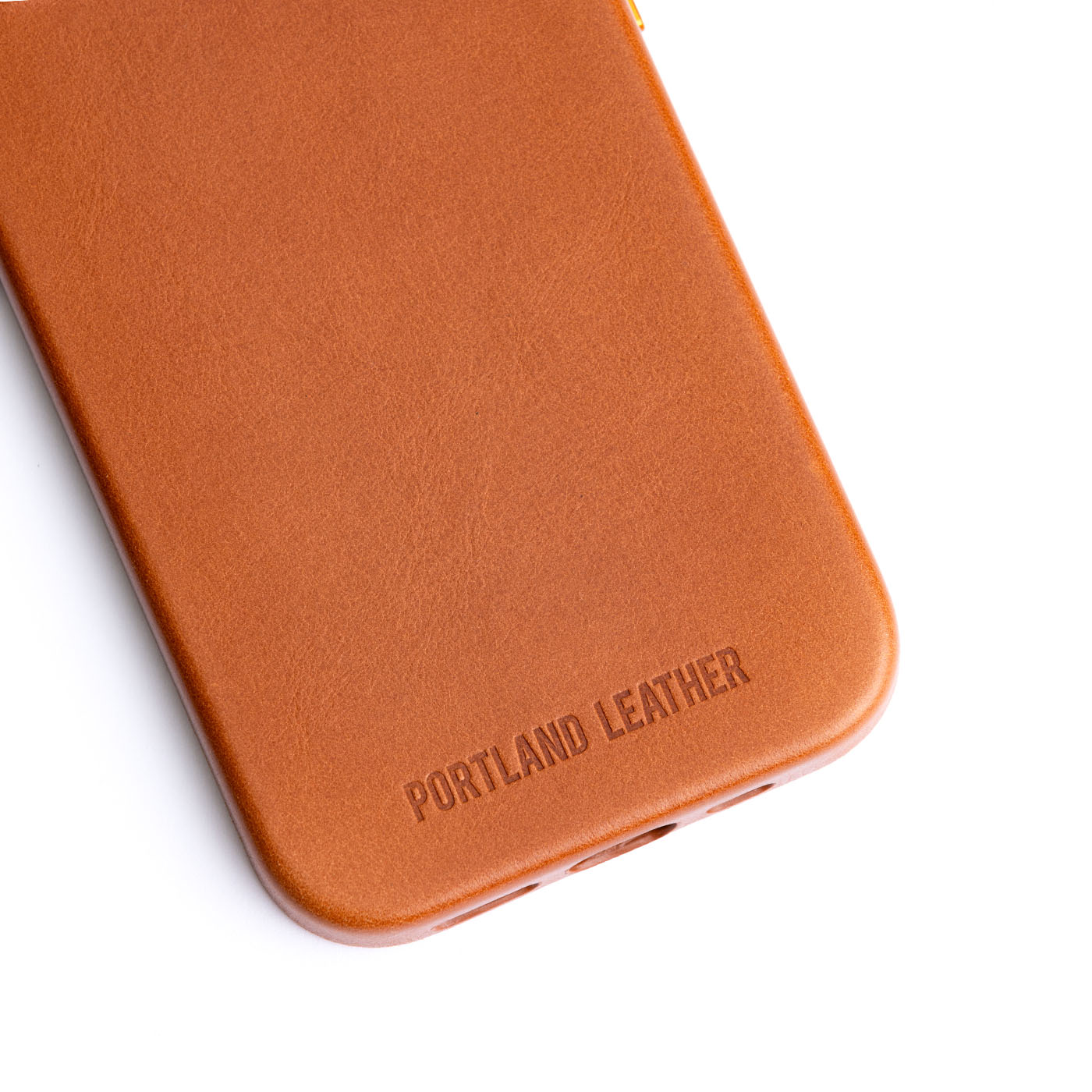 Premium Leather iPhone Case with MagSafe & Protective Lining | Signature Debossed Logo