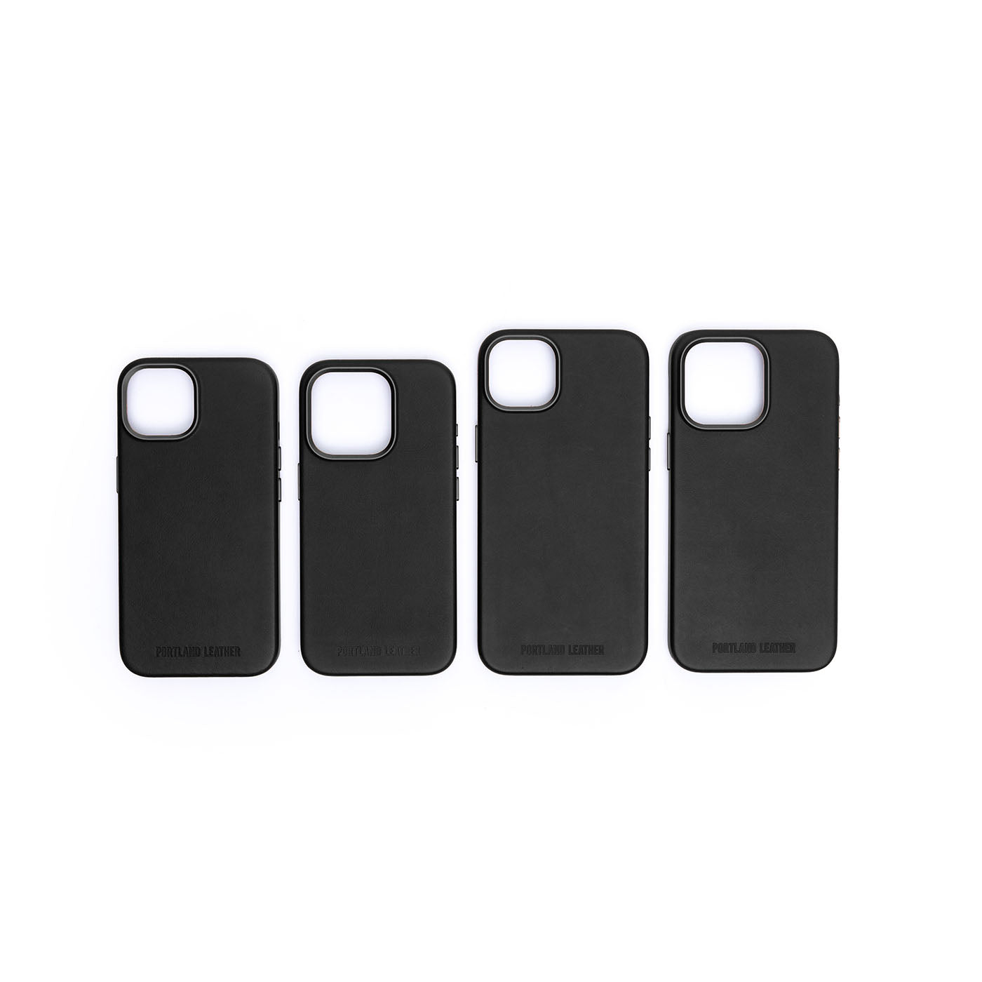 Premium Leather iPhone Case with MagSafe & Protective Lining | Signature Debossed Logo