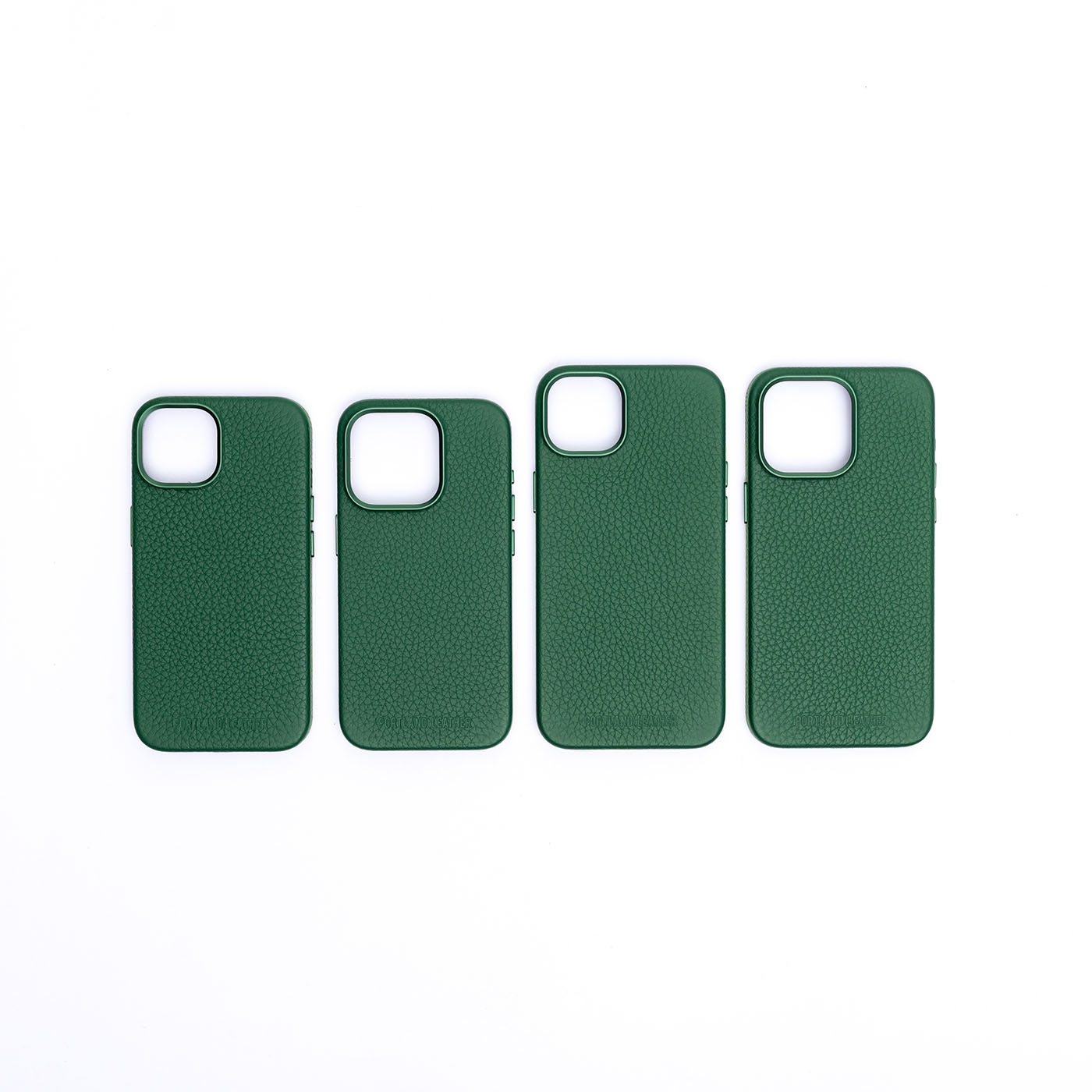 Premium Leather iPhone Case with MagSafe & Protective Lining | Signature Debossed Logo
