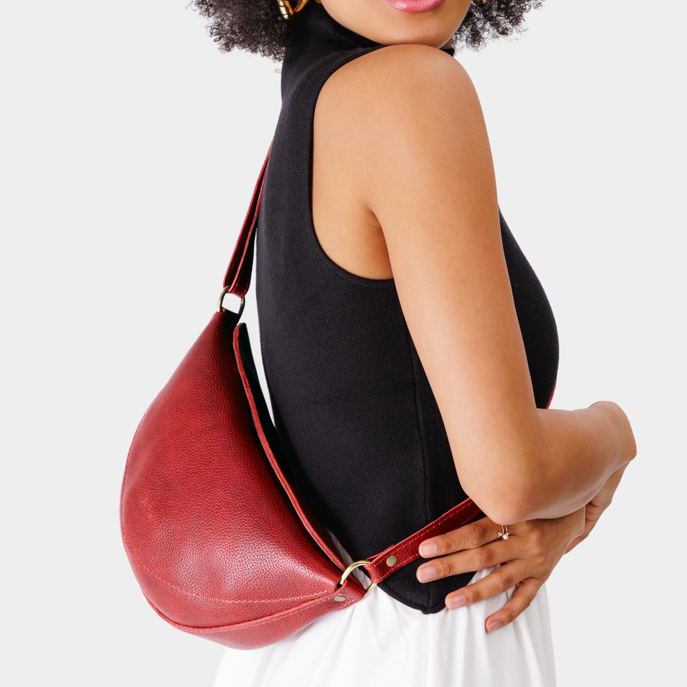 Full Grain Leather Sling Bag with Adjustable Strap | Koala