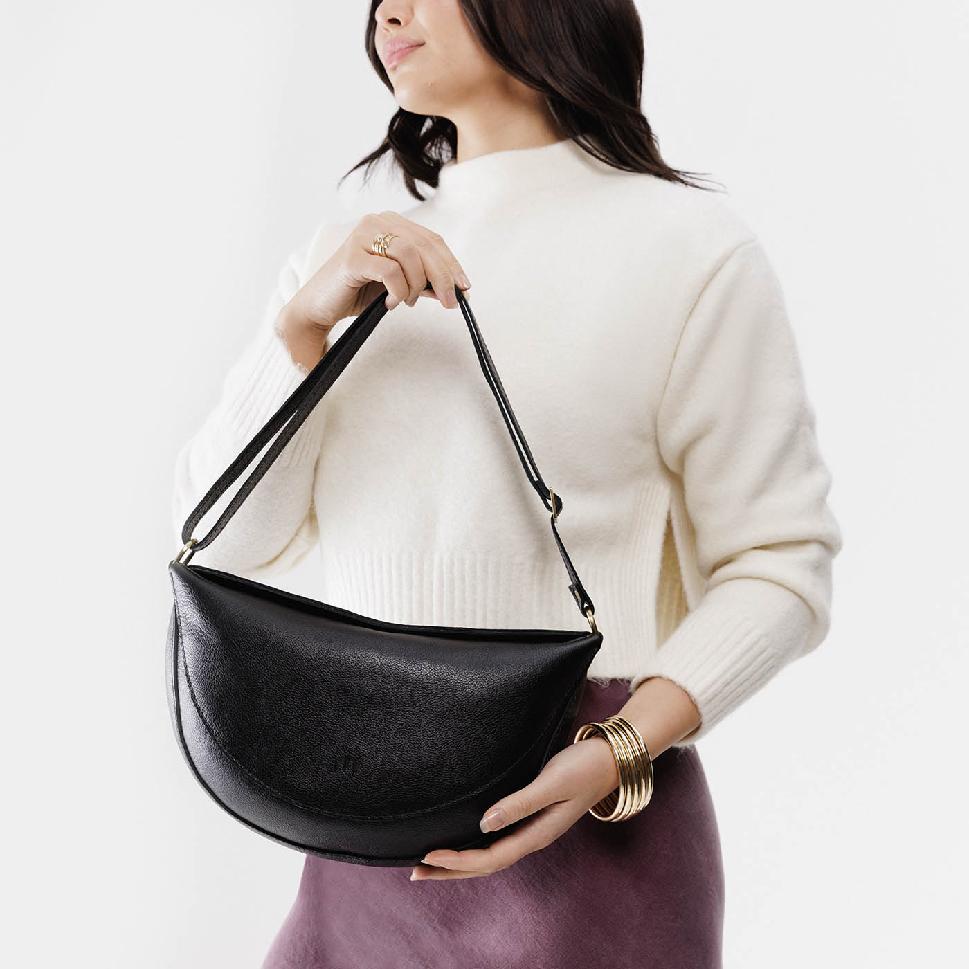 Full Grain Leather Sling Bag with Adjustable Strap | Koala