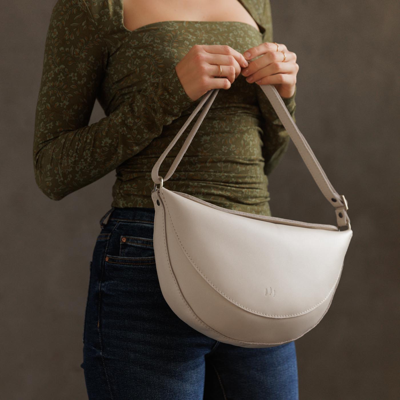 Full Grain Leather Sling Bag with Adjustable Strap | Koala