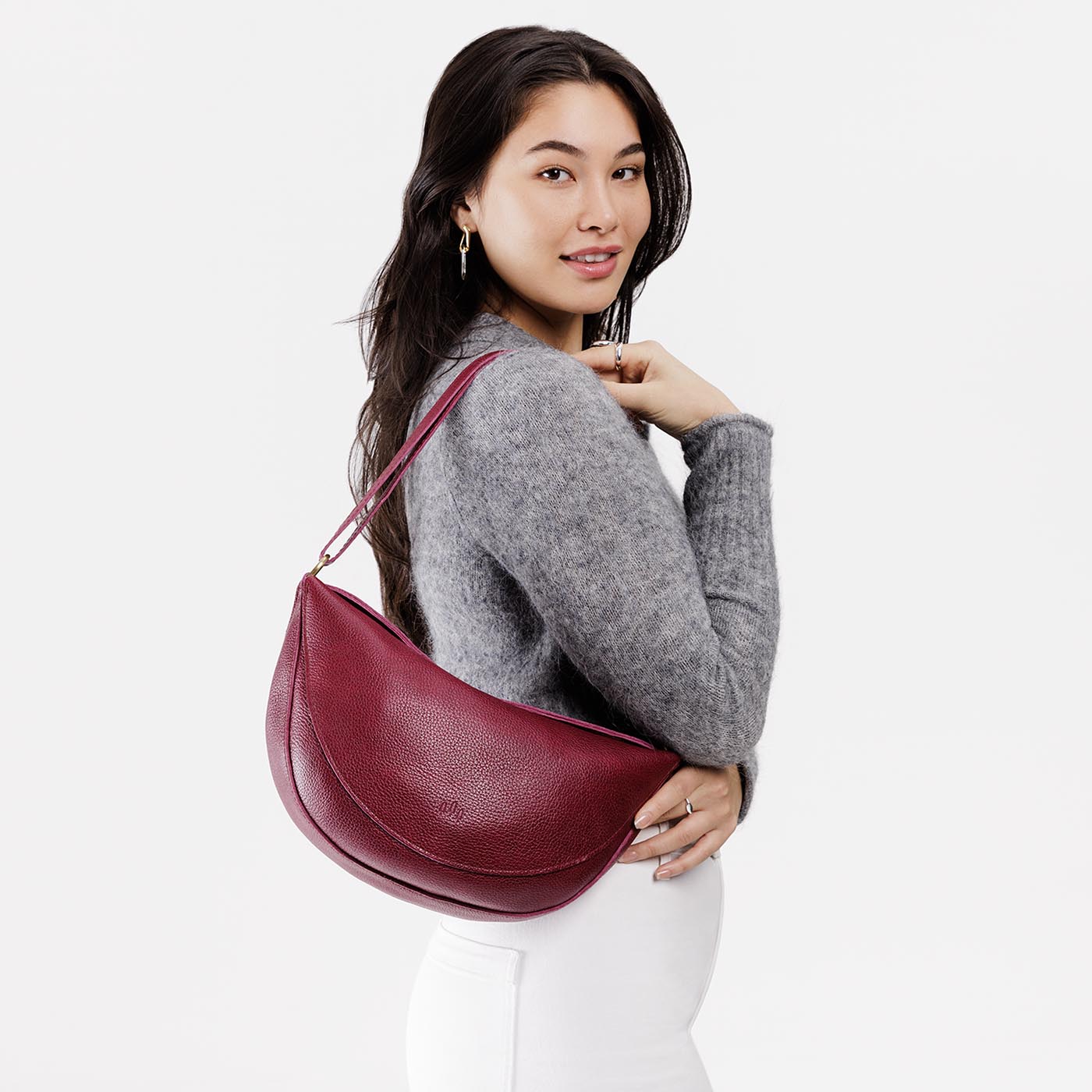 Full Grain Leather Sling Bag with Adjustable Strap | Koala