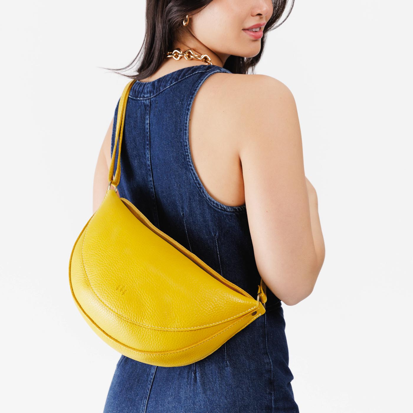 Full Grain Leather Sling Bag with Adjustable Strap | Koala