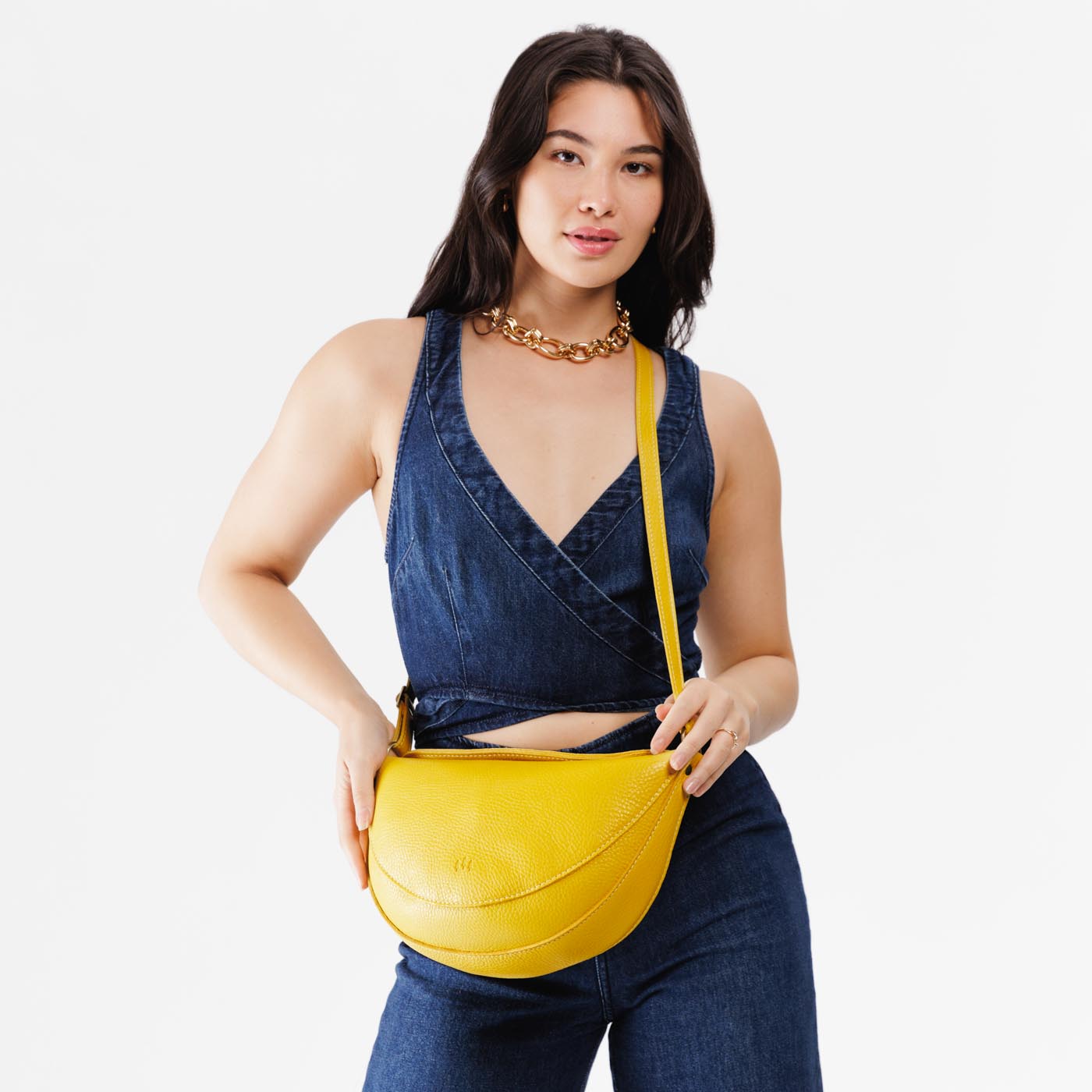 Full Grain Leather Sling Bag with Adjustable Strap | Koala