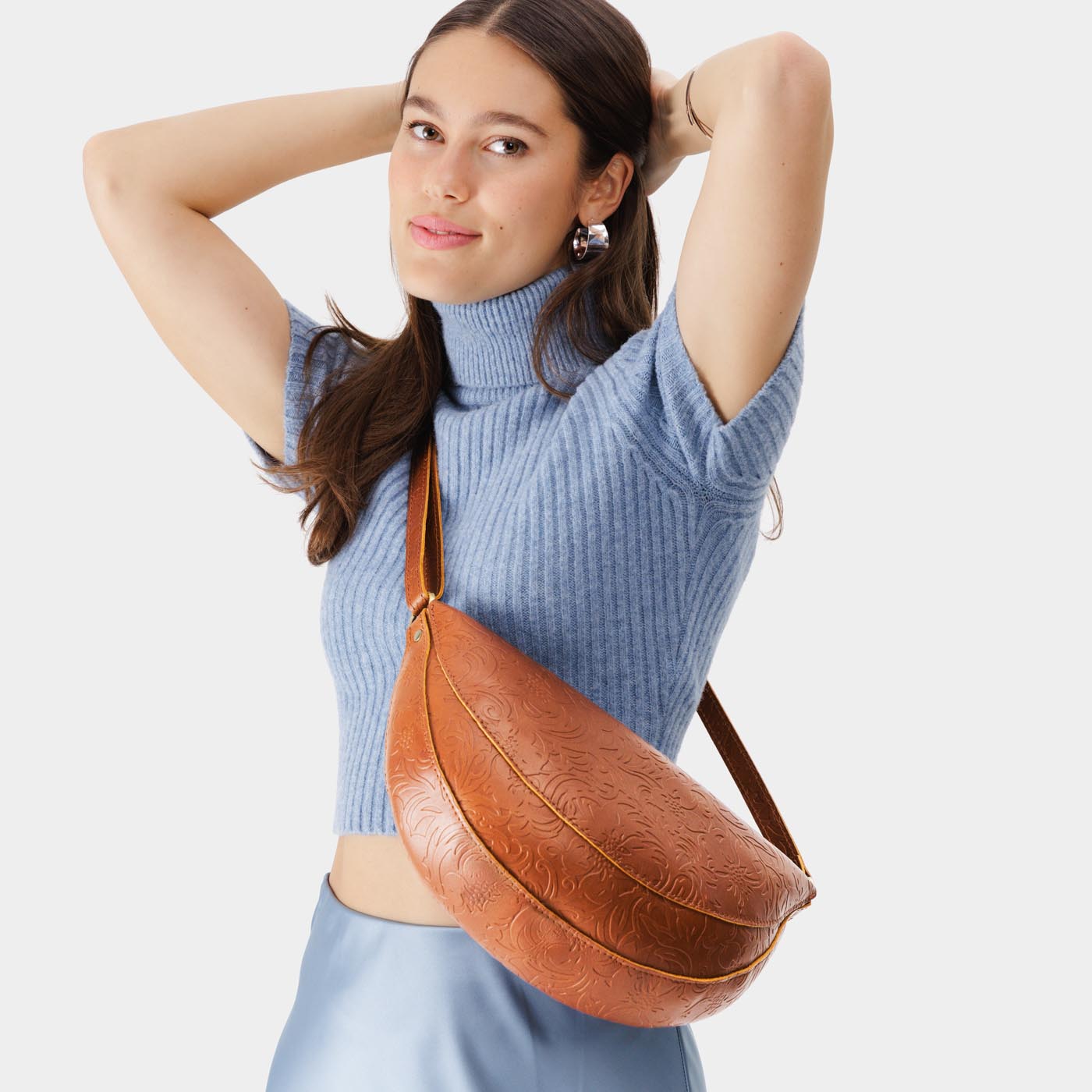 Full Grain Leather Sling Bag with Adjustable Strap | Koala