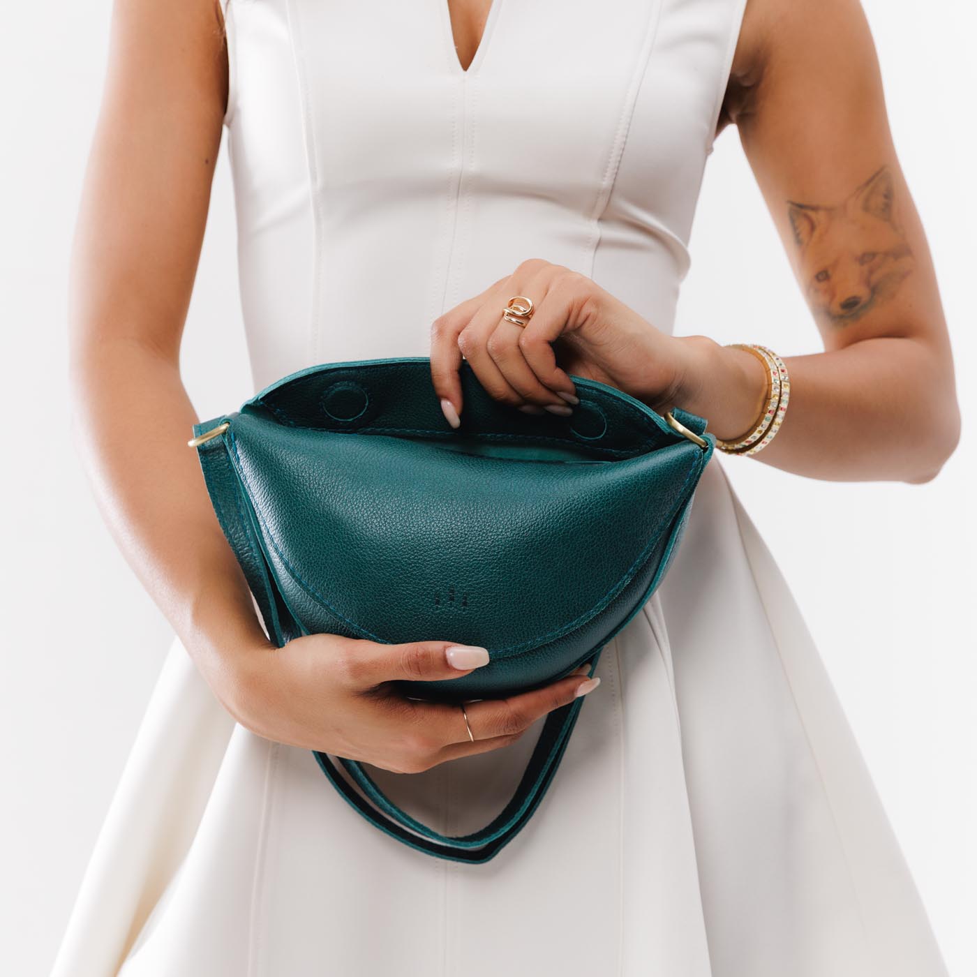 Full Grain Leather Sling Bag with Adjustable Strap | Koala