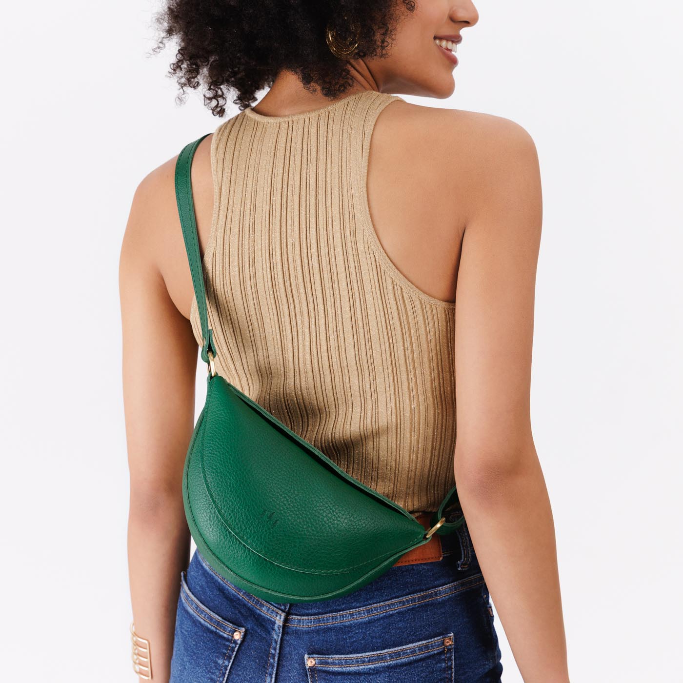 Full Grain Leather Sling Bag with Adjustable Strap | Koala