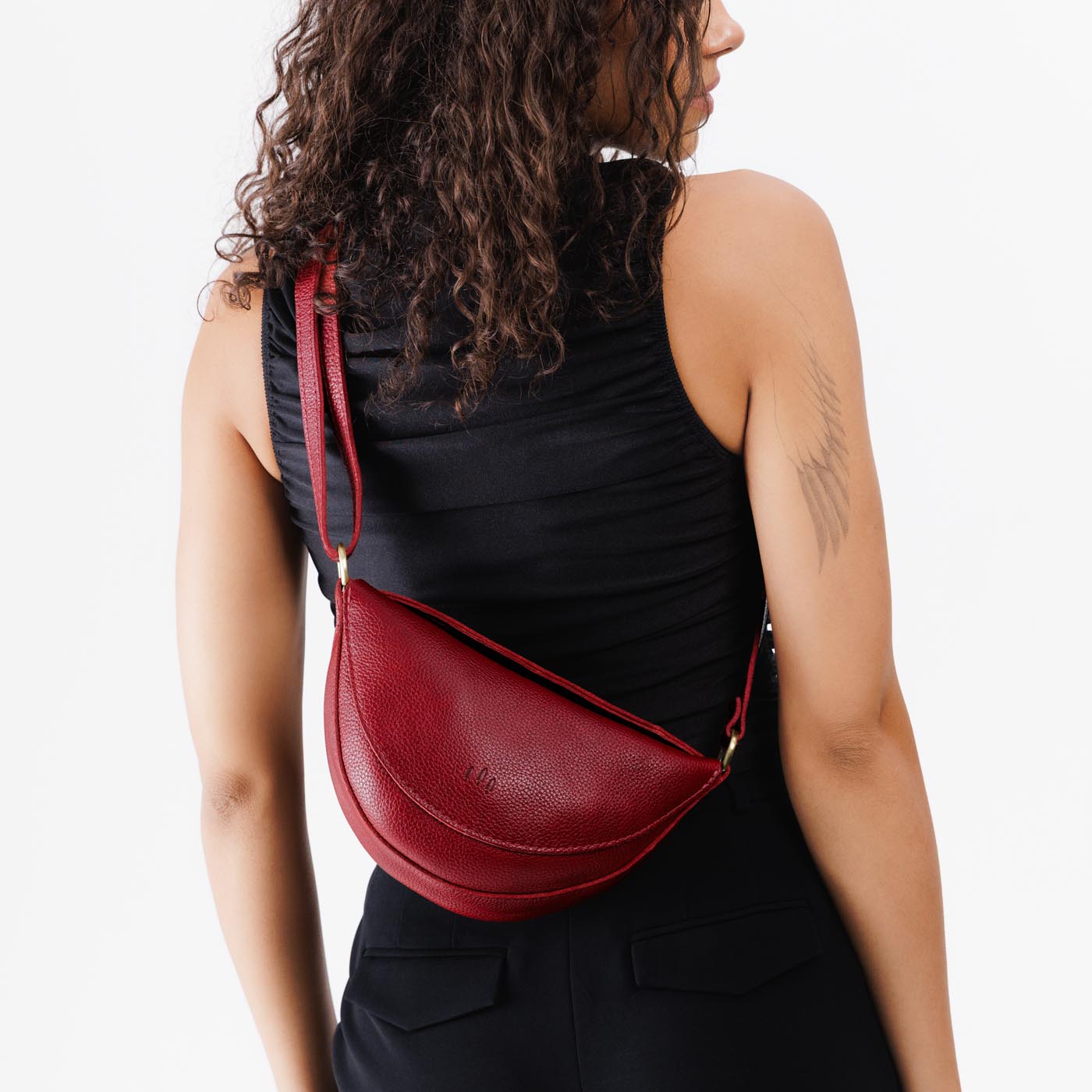 Full Grain Leather Sling Bag with Adjustable Strap | Koala