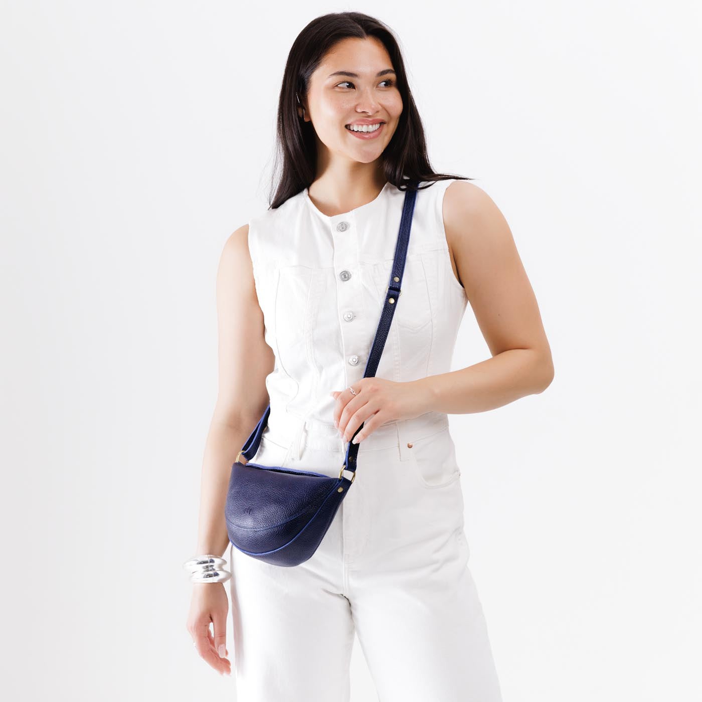 Full Grain Leather Sling Bag with Adjustable Strap | Koala