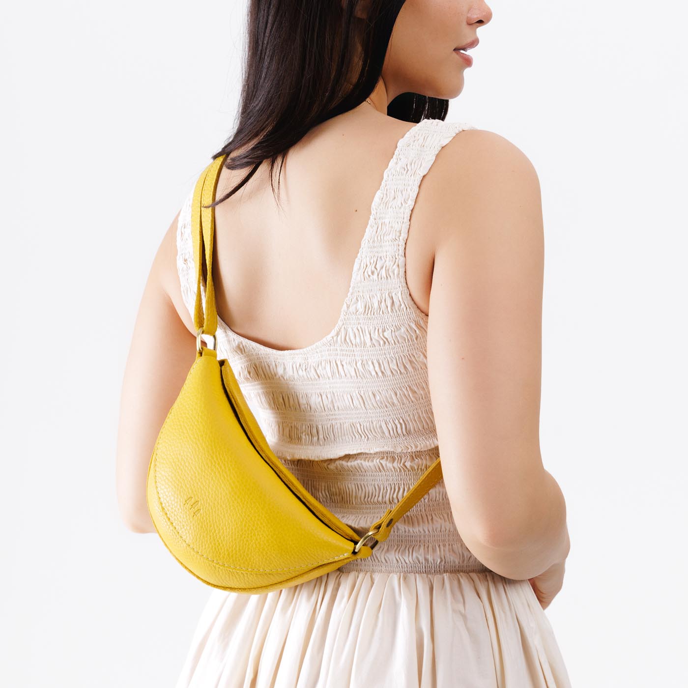 Full Grain Leather Sling Bag with Adjustable Strap | Koala