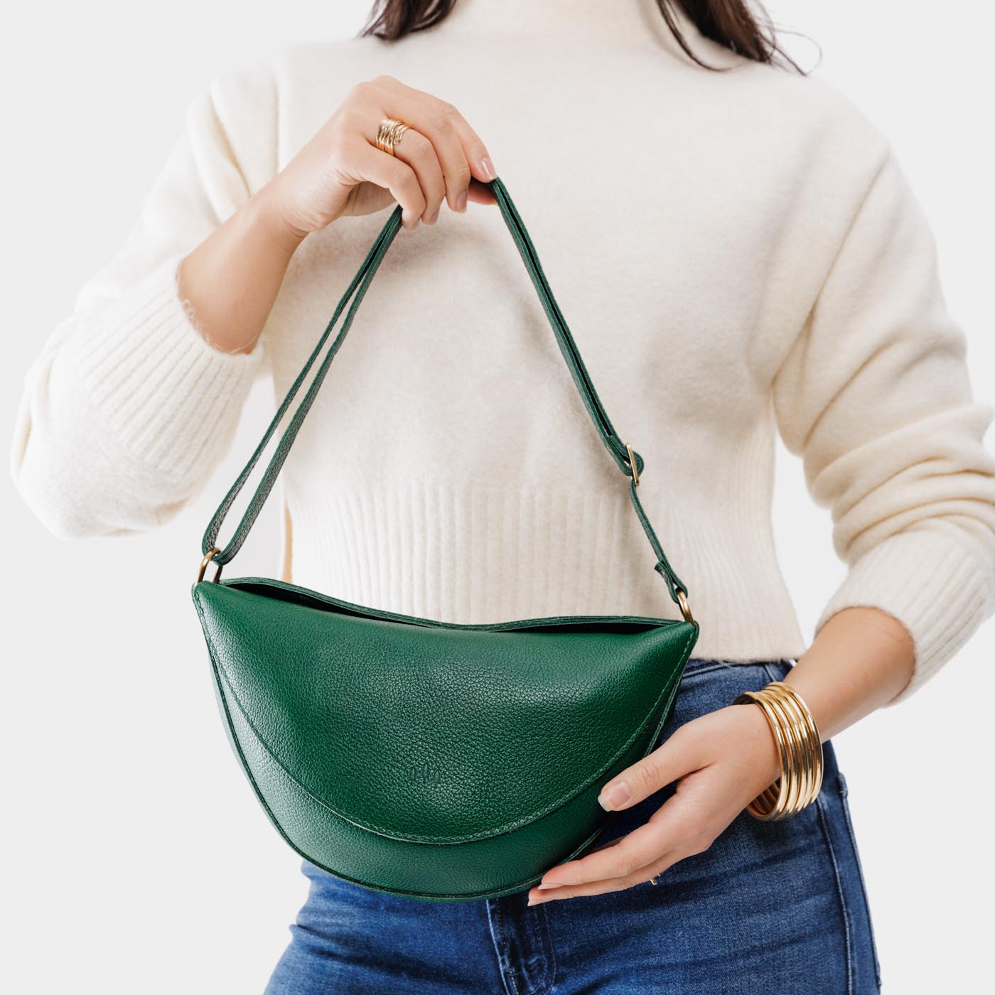 Full Grain Leather Sling Bag with Adjustable Strap | Koala