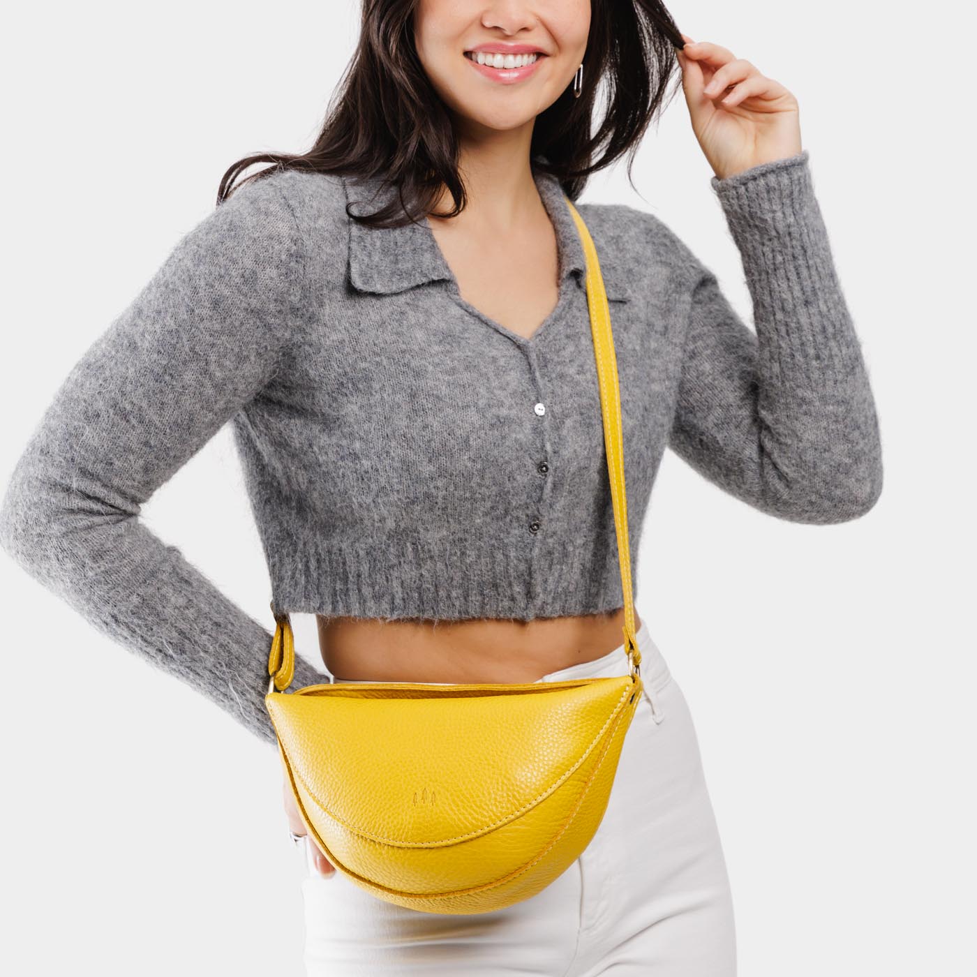 Full Grain Leather Sling Bag with Adjustable Strap | Koala