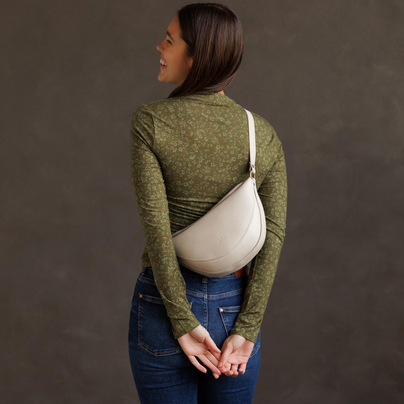 Full Grain Leather Sling Bag with Adjustable Strap | Koala