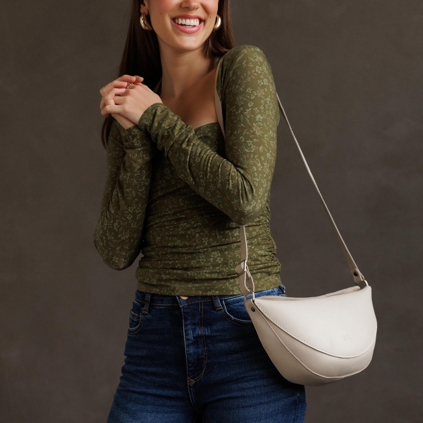 Full Grain Leather Sling Bag with Adjustable Strap | Koala