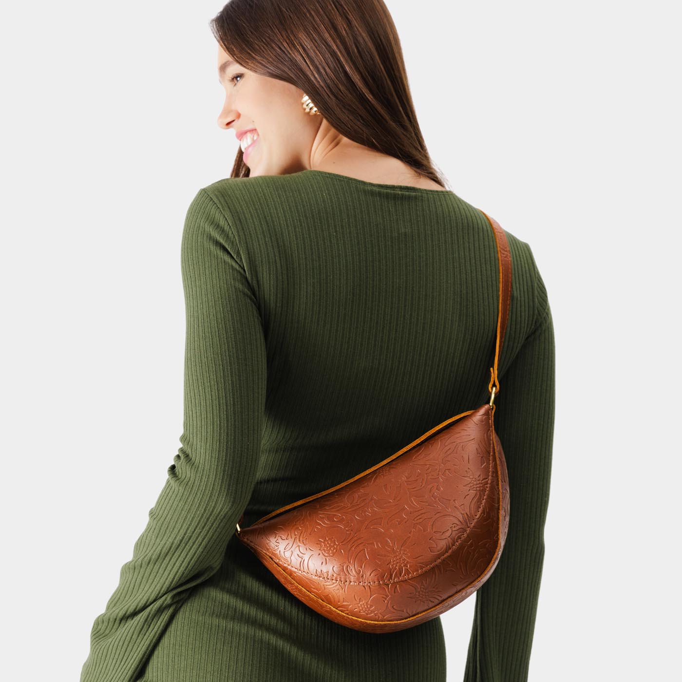 Full Grain Leather Sling Bag with Adjustable Strap | Koala