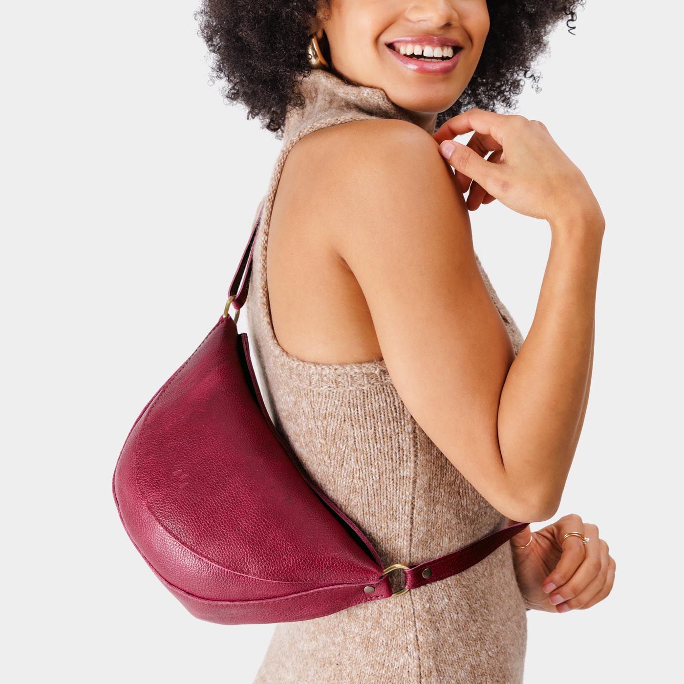 Full Grain Leather Sling Bag with Adjustable Strap | Koala