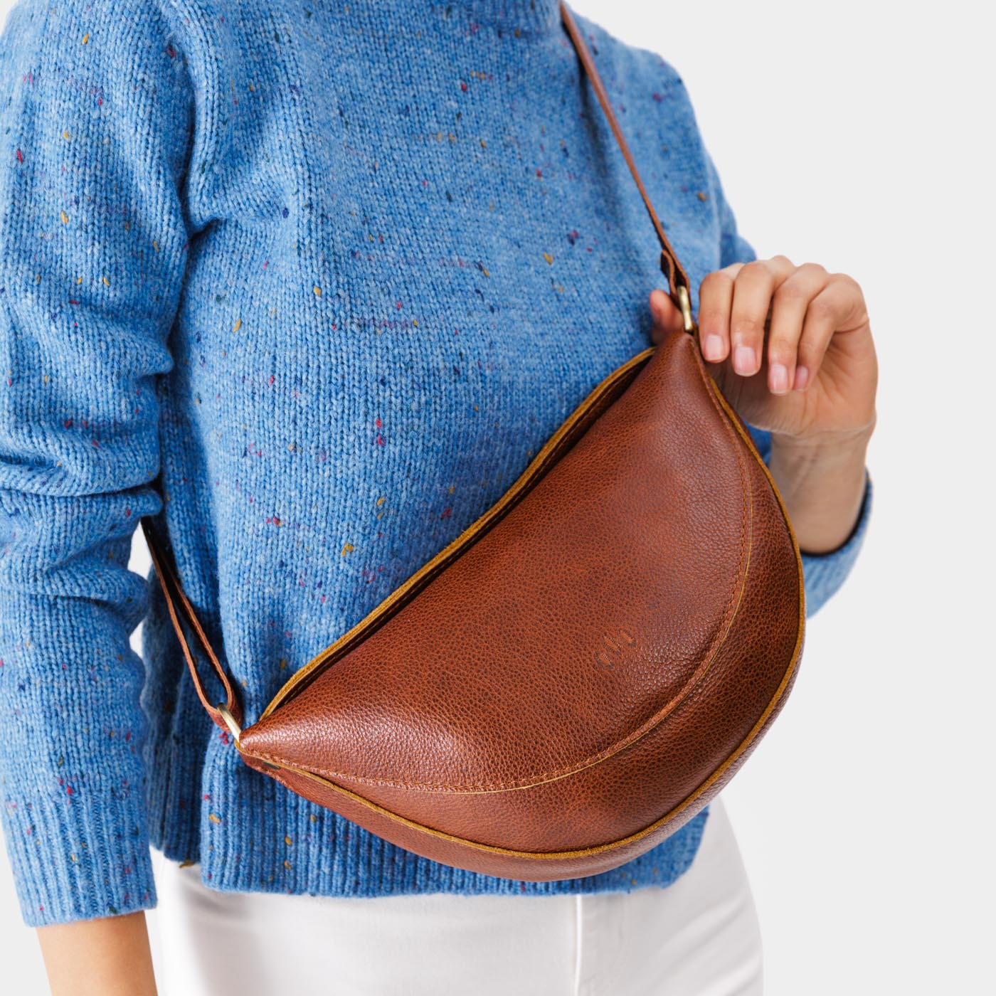 Full Grain Leather Sling Bag with Adjustable Strap | Koala