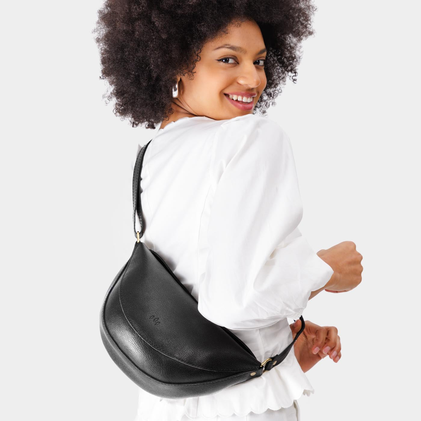 Full Grain Leather Sling Bag with Adjustable Strap | Koala